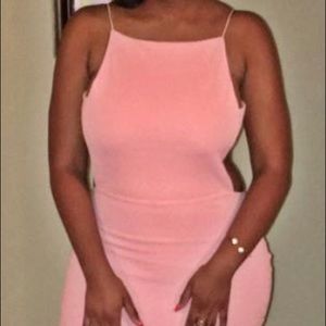 Mauve Backless Dress